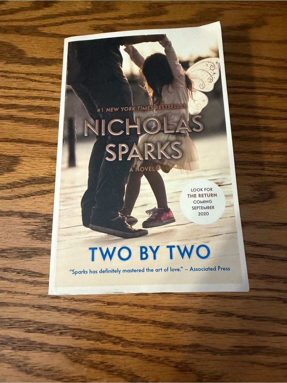 Nicholas Sparks "Two by Two" Paperback Novel - White Cover